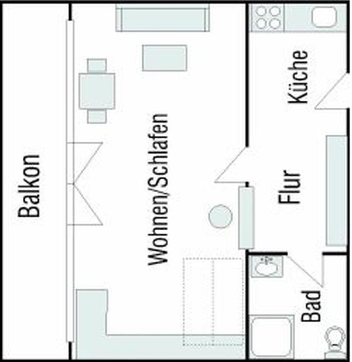 6-208, Sehr Strandnah, Im Herzen Westerlands, Westbalkon, 1 Zi Bagian luar foto